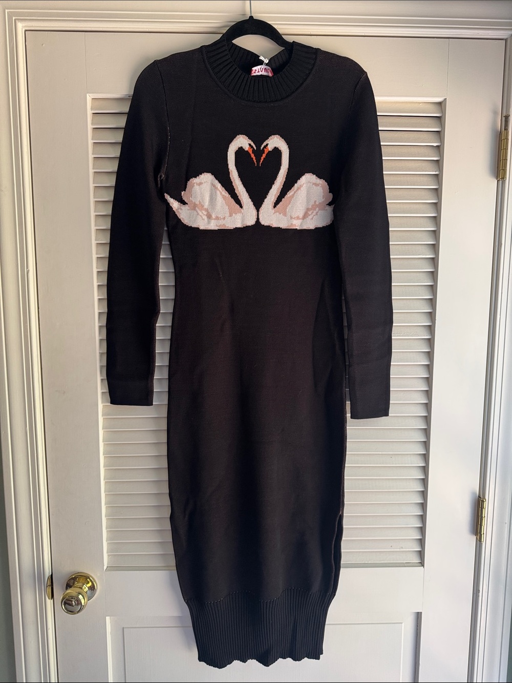 Staud Swan sweater midi dress